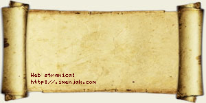 Mateja Parenta vizit kartica